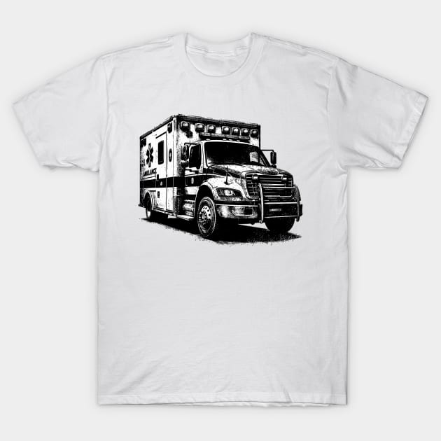 Ambulance T-Shirt by Vehicles-Art